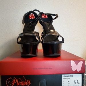 Pleaser Delight 662 size 7 corset 6" heel